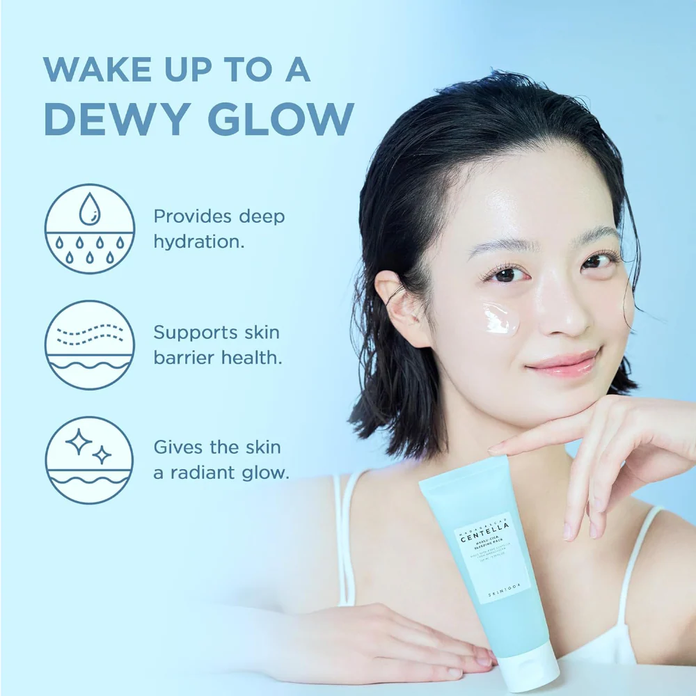 Skin1004 Madagascar Centella Hyalu-Cica Sleeping Pack 100ml - Image 6