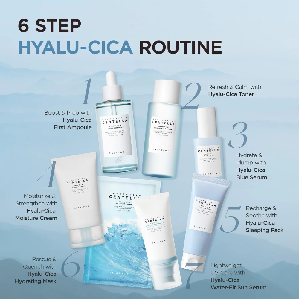 Skin1004 Madagascar Centella Hyalu-Cica Water-Fit Sun Serum PA++++ SPF50+ 100ml - Image 8
