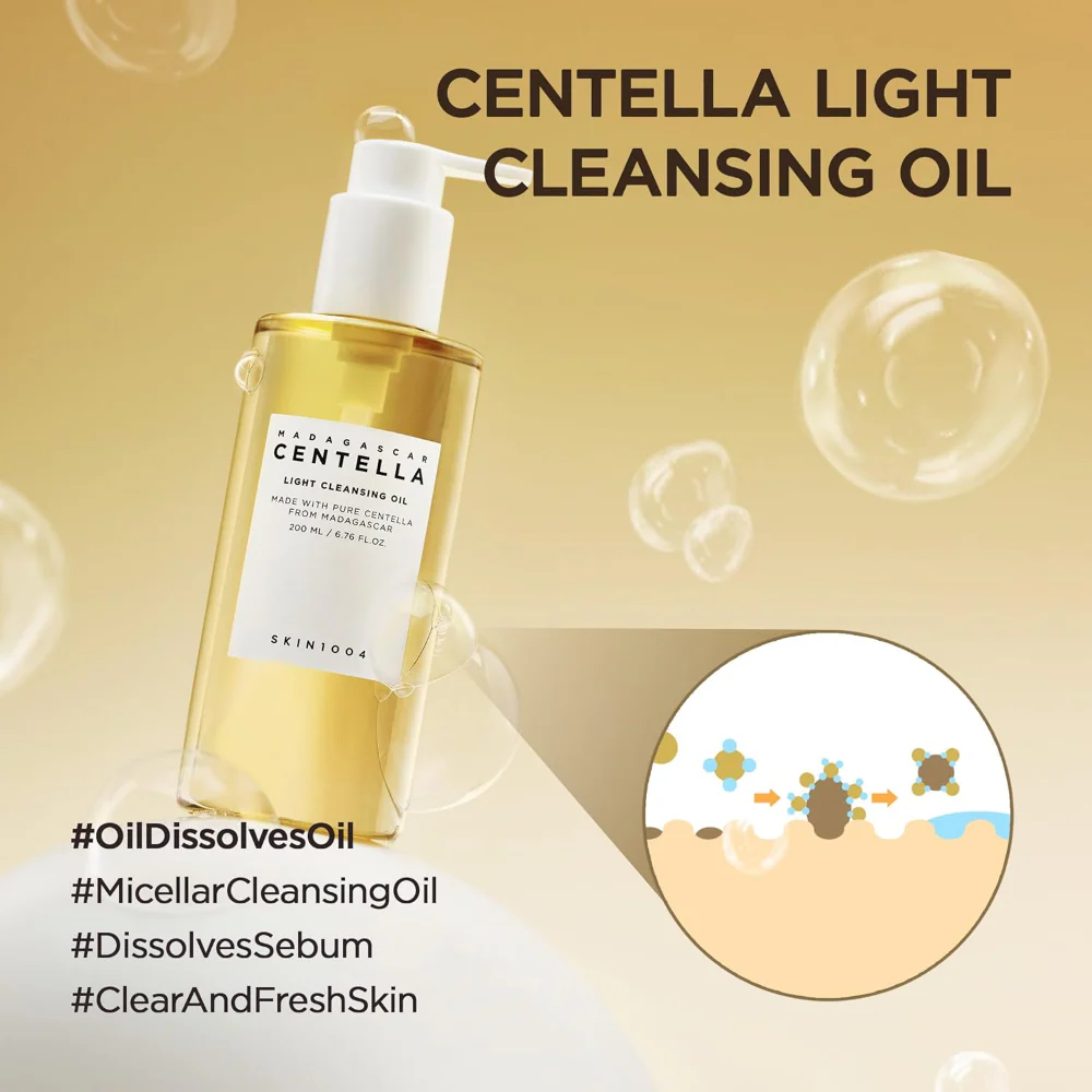 Skin1004 Madagascar Centella Light Cleansing Oil 200ml - Image 3