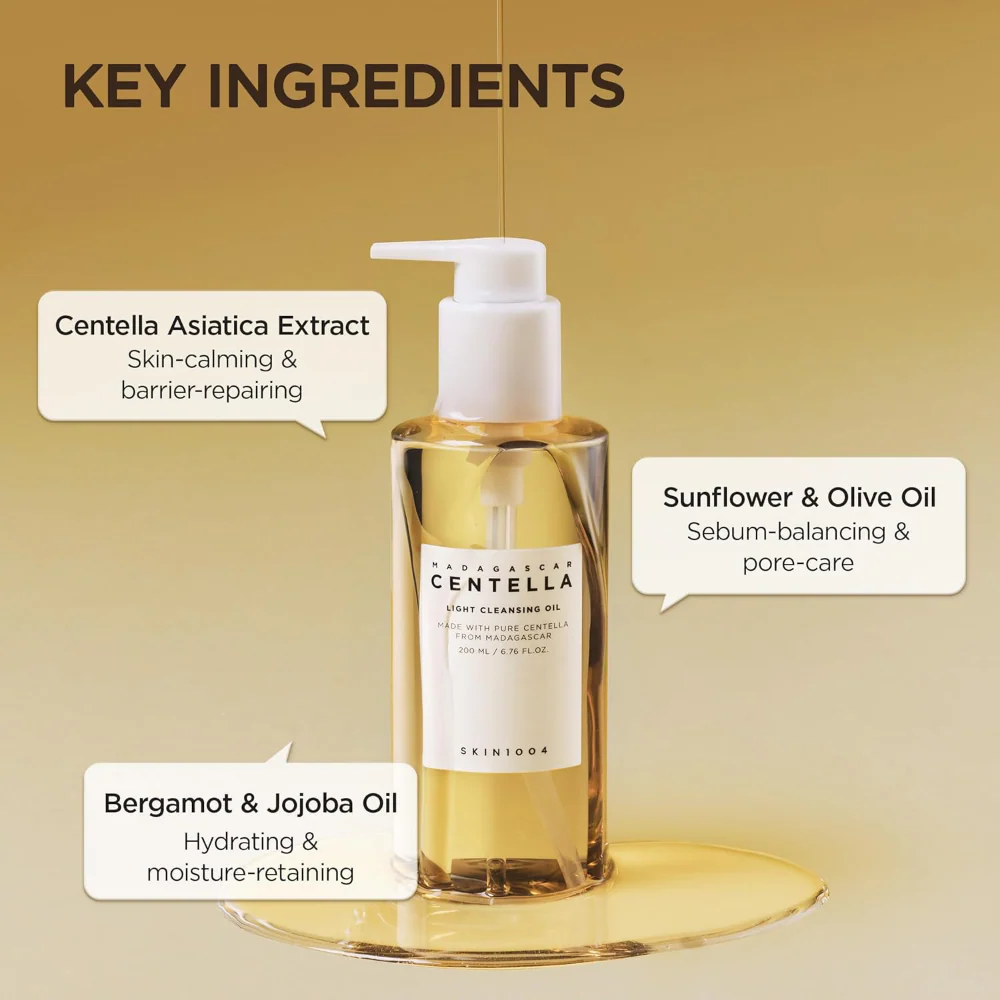 Skin1004 Madagascar Centella Light Cleansing Oil 200ml - Image 5