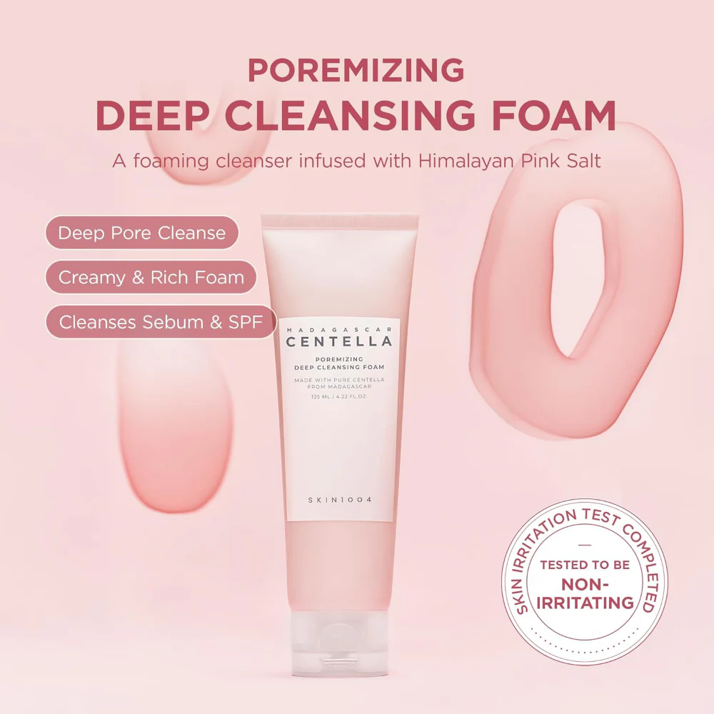 Skin1004 Madagascar Centella Poremizing Deep Cleansing Foam 125ml - Image 2