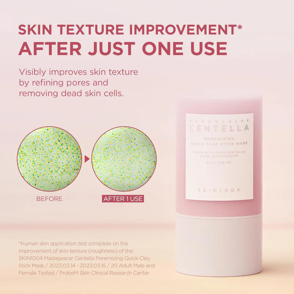 Skin1004 Madagascar Centella Poremizing Quick Clay Stick Mask 27g - Image 6