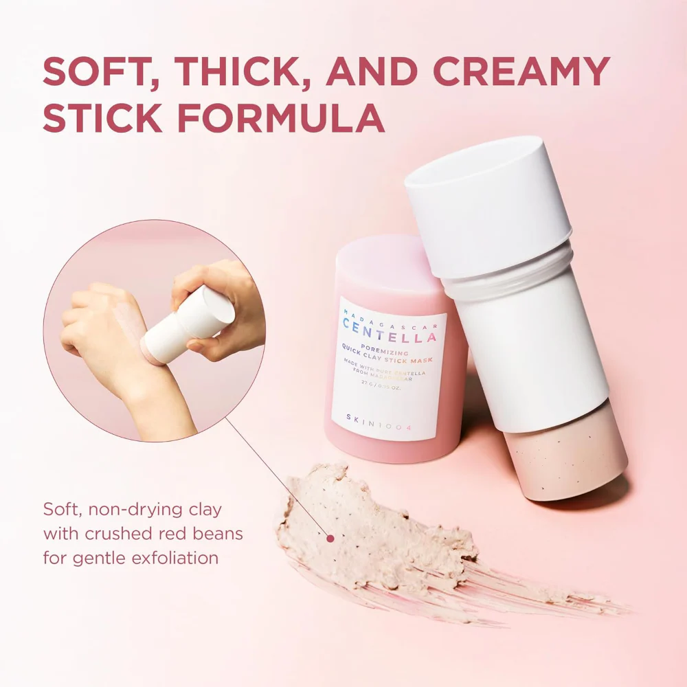 Skin1004 Madagascar Centella Poremizing Quick Clay Stick Mask 27g - Image 7