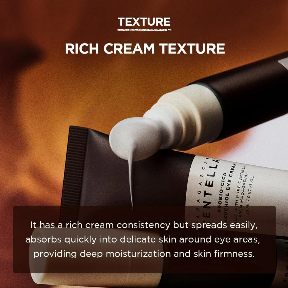 Skin1004 Madagascar Centella Probio-Cica Bakuchiol Eye Cream 20ml - Image 3