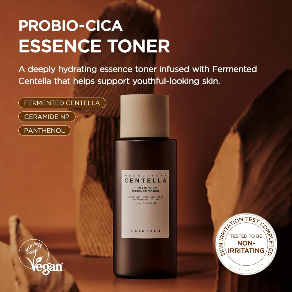 Skin1004 Madagascar Centella Probio-Cica Essence Toner 210ml - Image 3