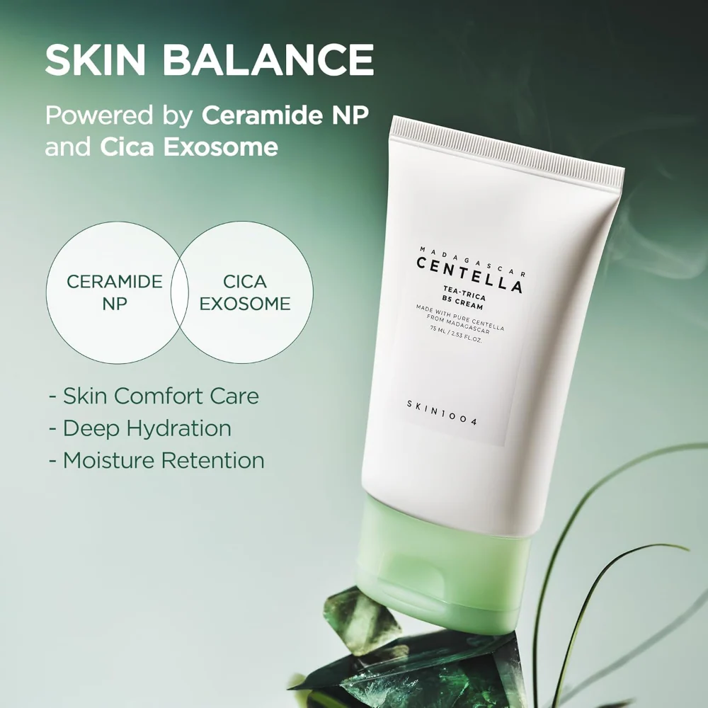 Skin1004 Madagascar Centella Tea-Trica B5 Cream 75ml - Image 6