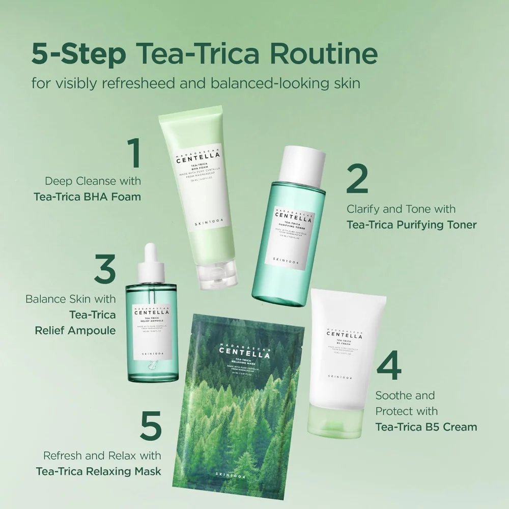Skin1004 Madagascar Centella Tea-Trica B5 Cream 75ml - Image 9