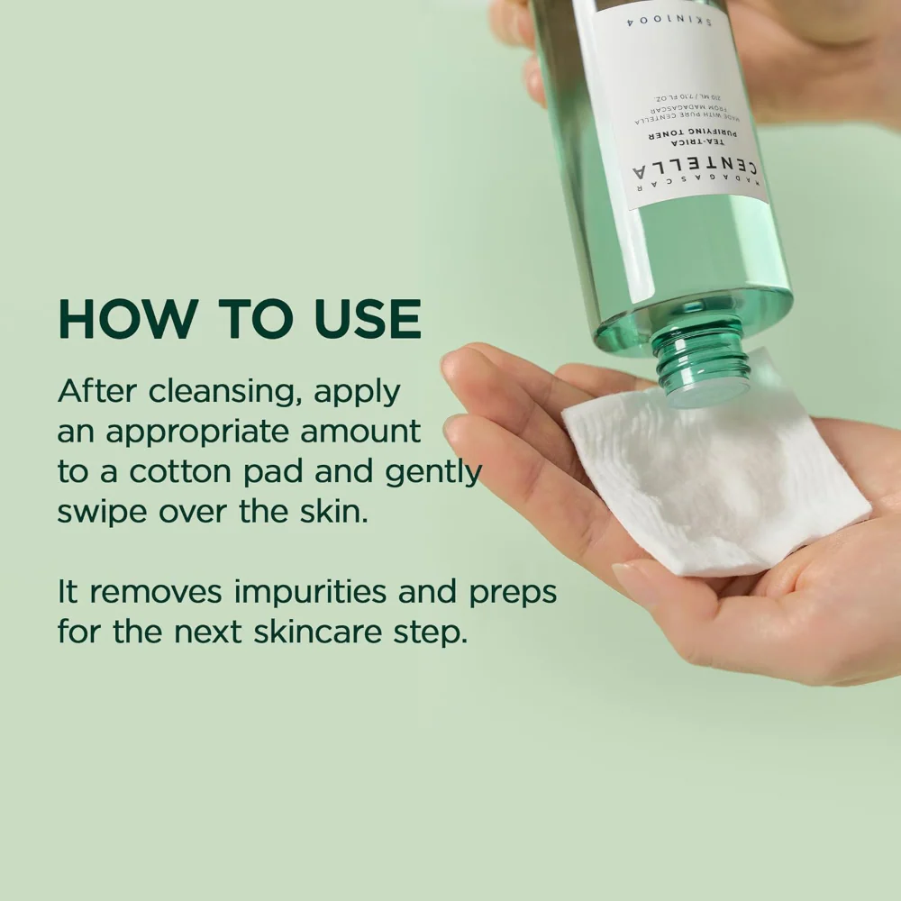 Skin1004 Madagascar Centella Tea-Trica Purifying Toner 210ml - Image 7