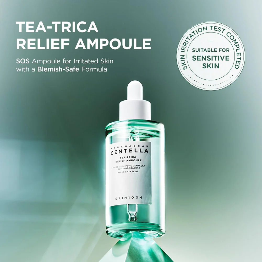 Skin1004 Madagascar Centella Tea-Trica Relief Ampoule 30ml - Image 2