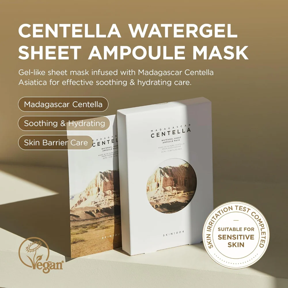 Skin1004 Madagascar Centella Watergel Ampoule Sheet Mask 25ml - Image 2