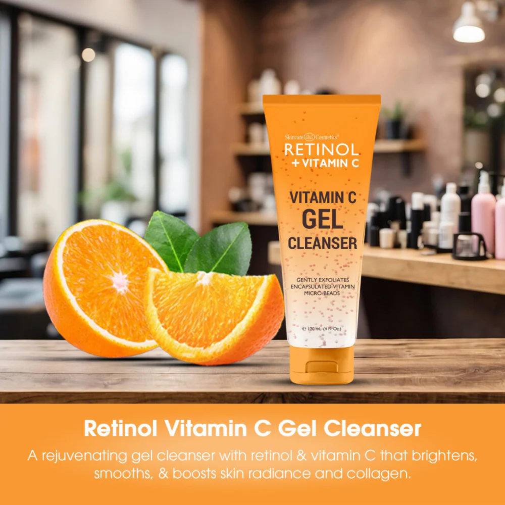 Skincare Cosmetics Retinol + Vitamin C Daily Cleanser 120ml - Image 2