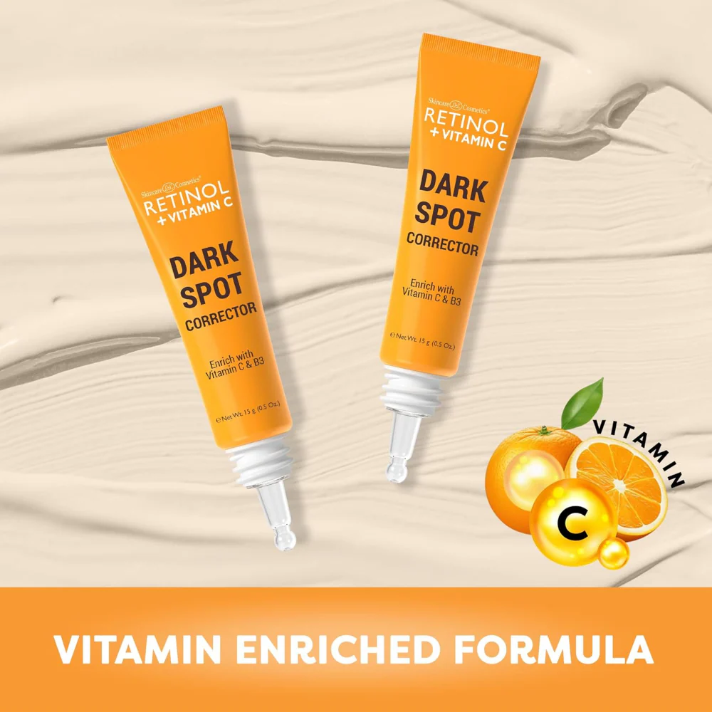Skincare Cosmetics Retinol + Vitamin C Dark Spot Corrector 15g - Image 6