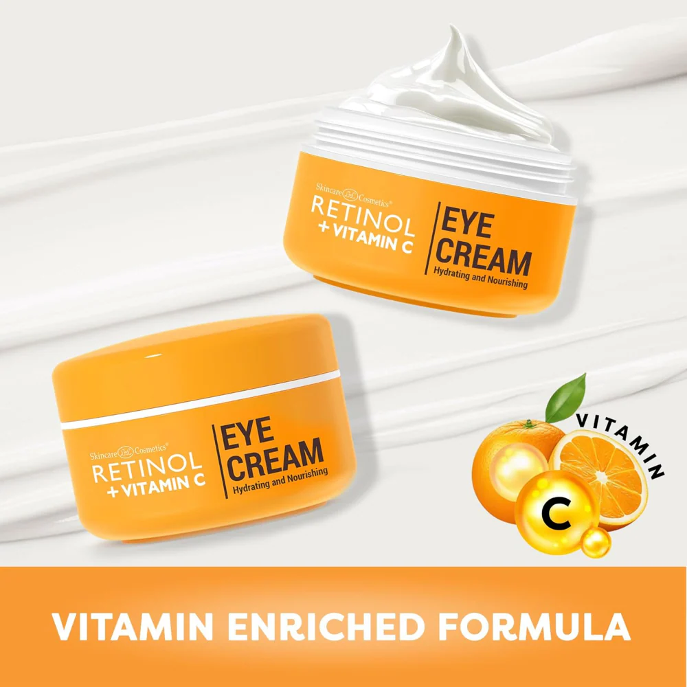 Skincare Cosmetics Retinol + Vitamin C Eye Cream 15g - Image 6