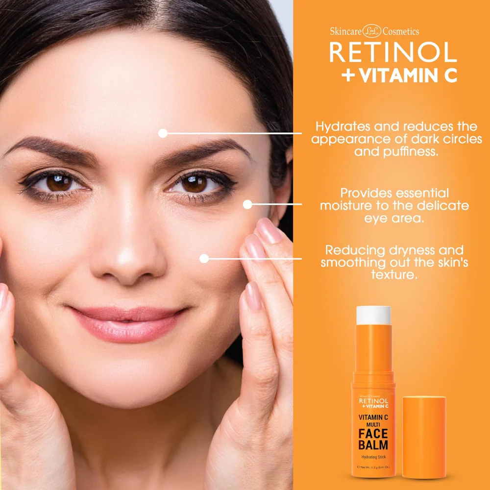Skincare Cosmetics Retinol + Vitamin C Face Balm 9g - Image 4