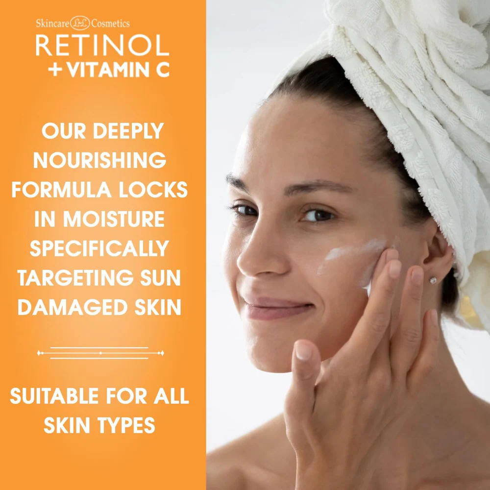 Skincare Cosmetics Retinol + Vitamin C Moisturiser 63g - Image 5