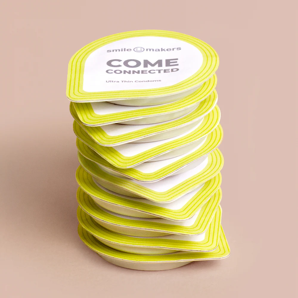 Smile Makers Come Connected Ultra-Thin Vegan Condoms x10 - Image 5