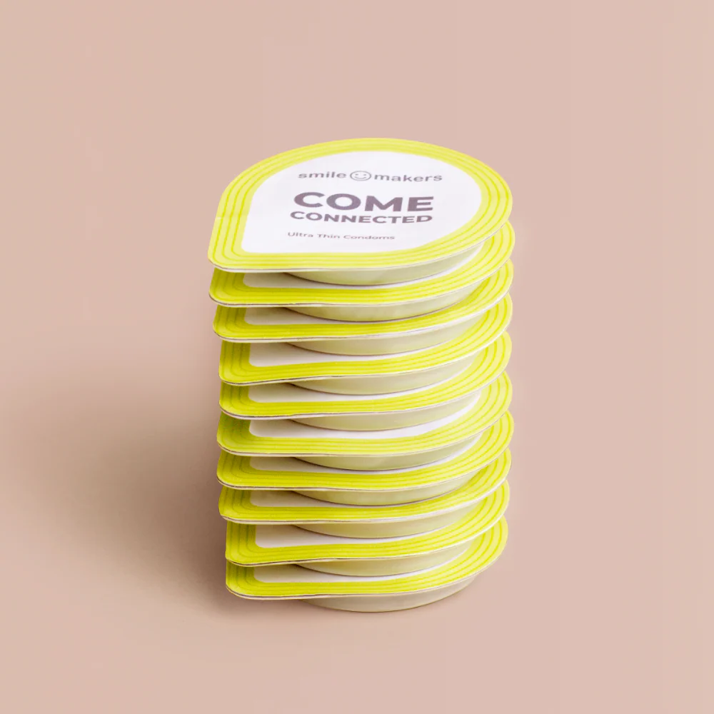 Smile Makers Come Connected Ultra-Thin Vegan Condoms x10 - Image 8