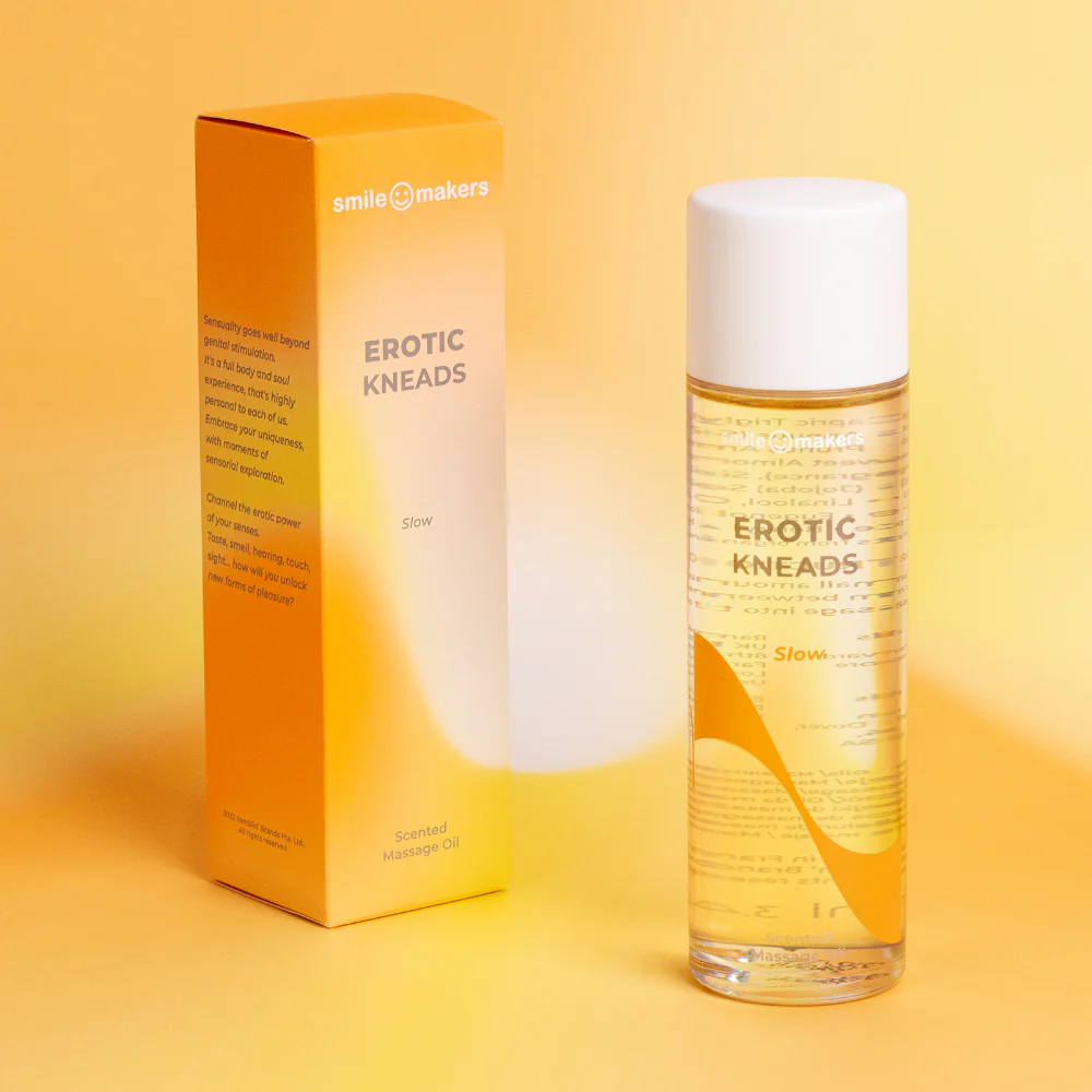 Smile Makers Slow Erotic Kneads Scented Massage Oil 100ml - Image 7