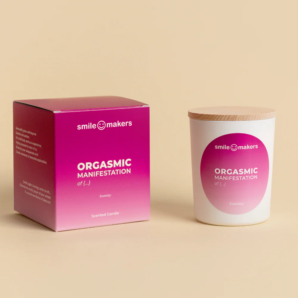 Smile Makers Sweaty Orgasmic Manifestation Jar Candle - Image 2