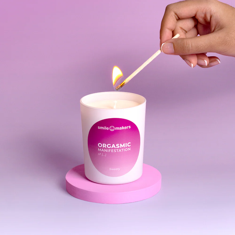 Smile Makers Sweaty Orgasmic Manifestation Jar Candle - Image 3