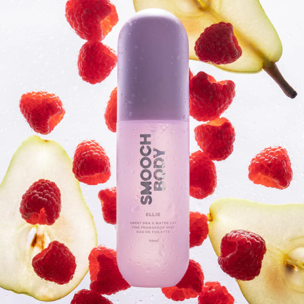 Smooch Body Ellie Sweet Pea & Water Lily Fragrance Mist 90ml - Image 2