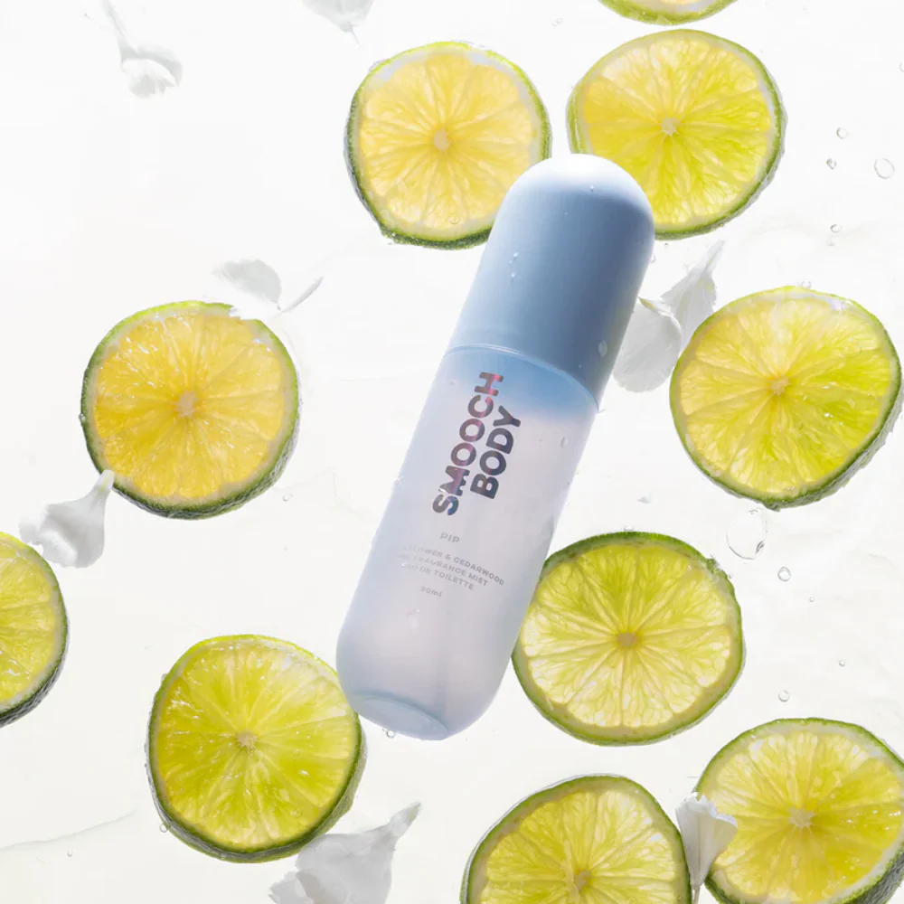 Smooch Body Pip White Flower & Cedarwood Fragrance Mist 90ml - Image 2