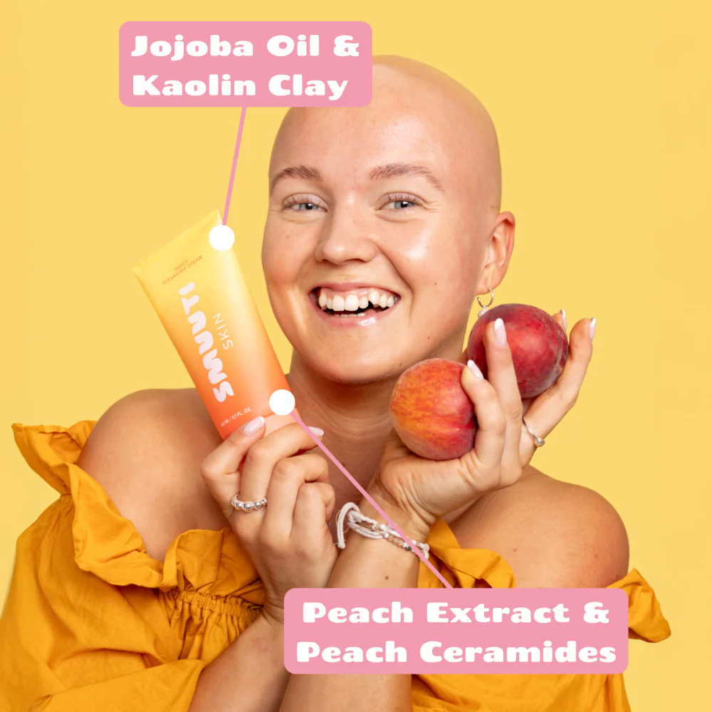 Smuuti Skin Peach Cleansing Cream 50ml - Image 3