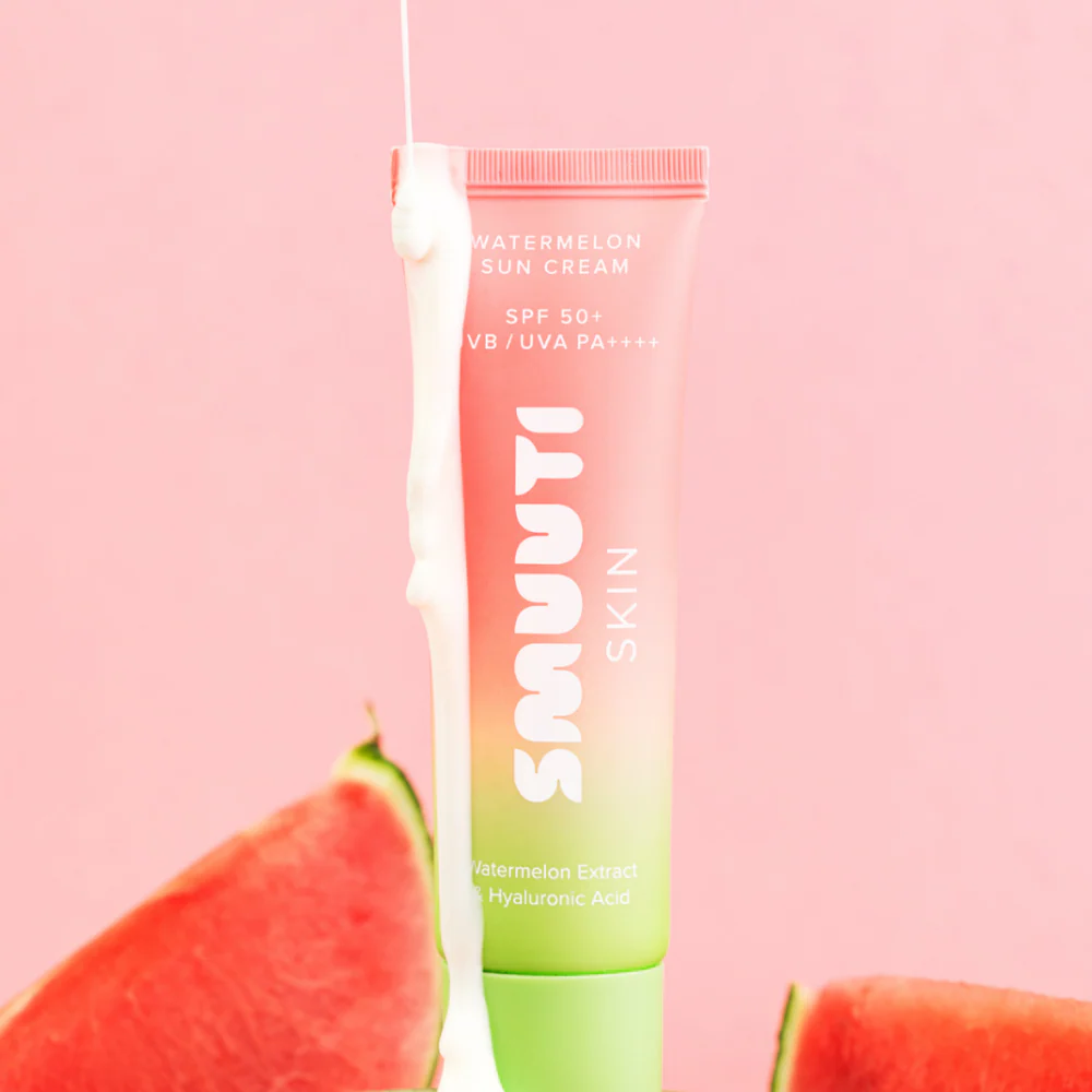 Smuuti Skin Watermelon Sun Cream PA++++ SPF50+ 50ml - Image 2