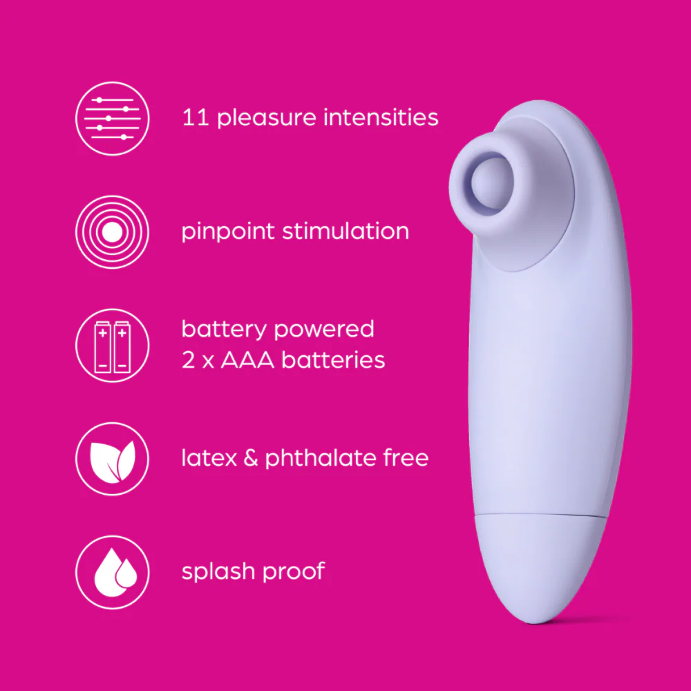 So Divine Pearl Clitoral Suction Stimulator Purple - Image 4