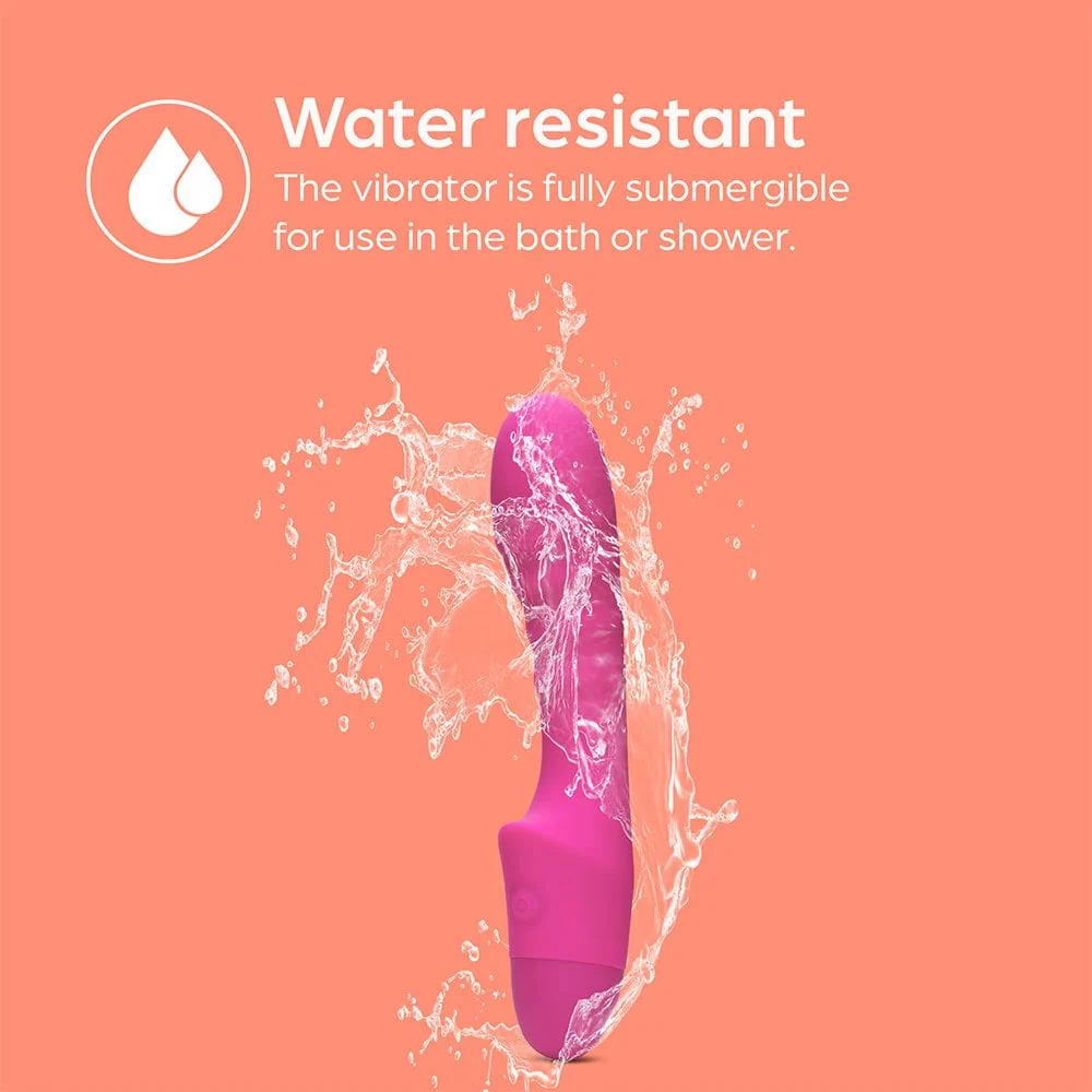 So Divine Pink Pash Ribbed Vibrator - Image 6