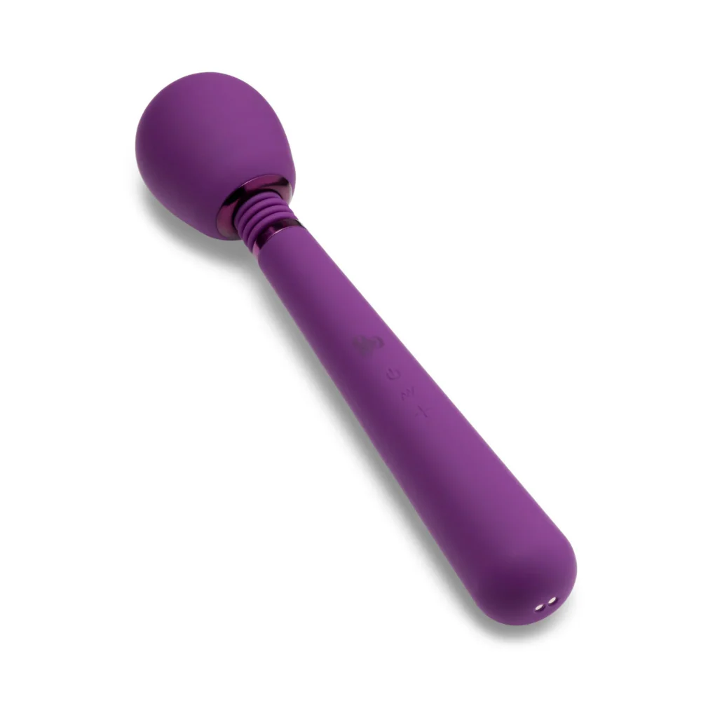 So Divine Rechargable Couple's Wonder Wand Purple - Image 4