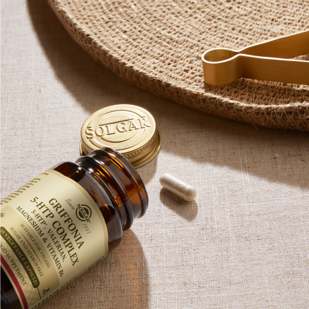 Solgar 5-HTP L-5-Hydroxytryptophan Complex 30 Vegetable Capsules - Image 3