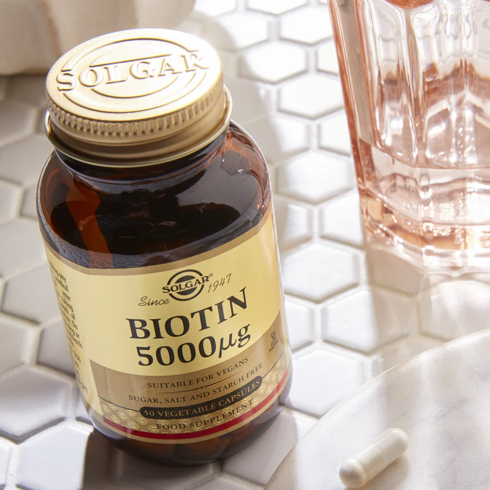 Solgar Biotin 5000 µg 50 Vegetable Capsules - Image 3