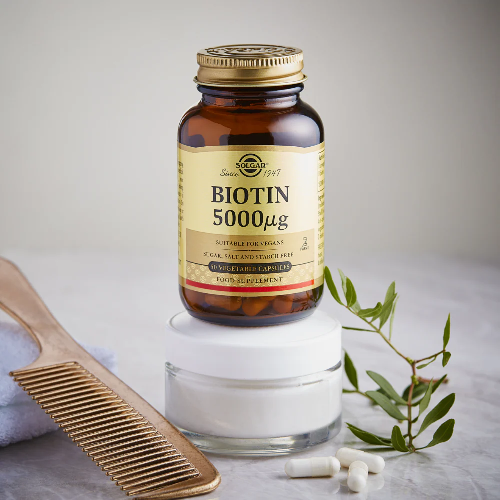 Solgar Biotin 5000 µg 50 Vegetable Capsules - Image 6