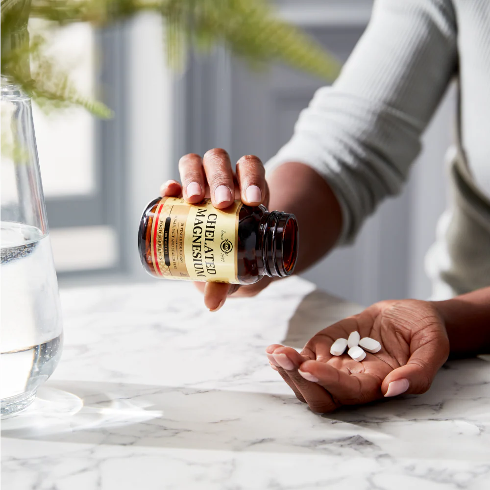 Solgar Chelated Magnesium 100 Tablets - Image 6