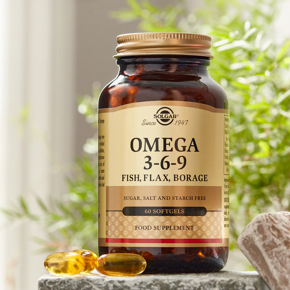 Solgar EFA 1300mg Omega 3-6-9 60 Softgels - Image 5