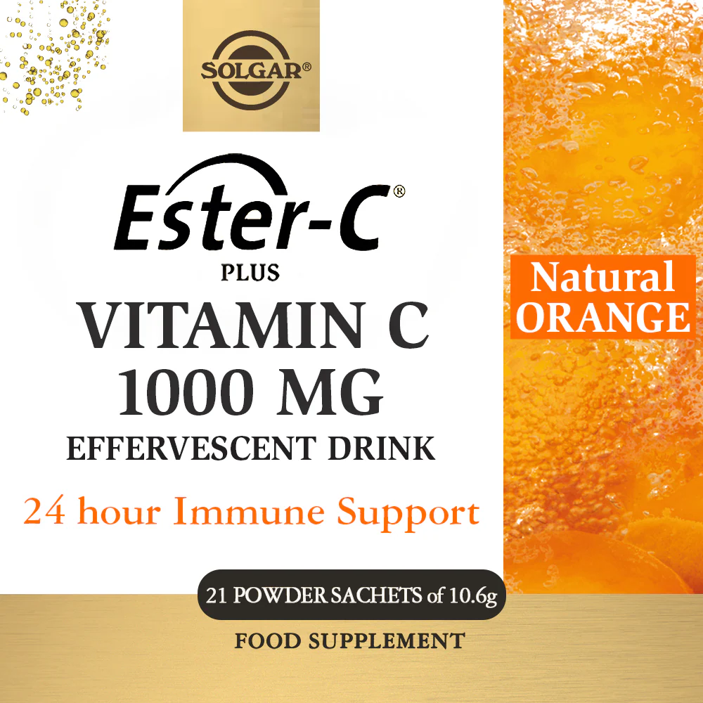 Solgar Ester-C Plus Effervescent Powder 21 Sachets - Image 6