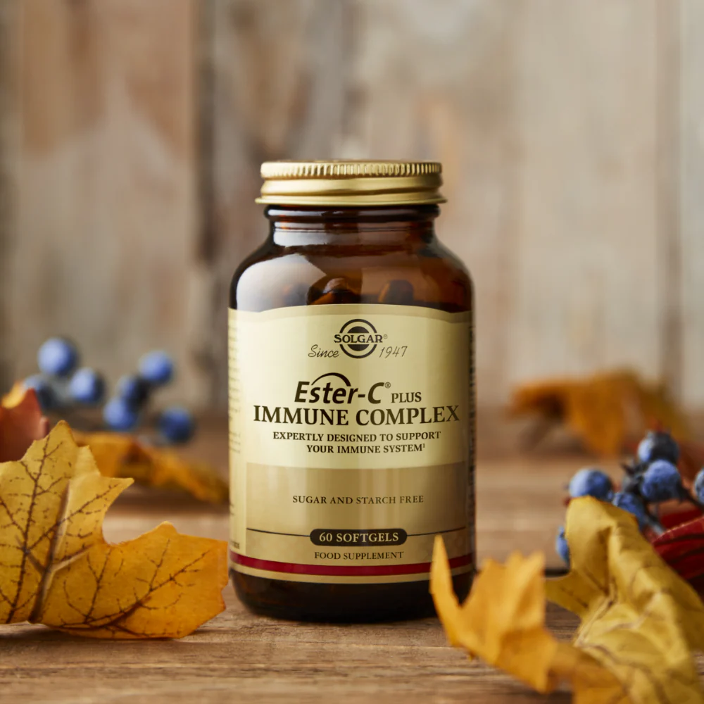 Solgar Ester-C Plus Immune Complex 60 Softgels - Image 3