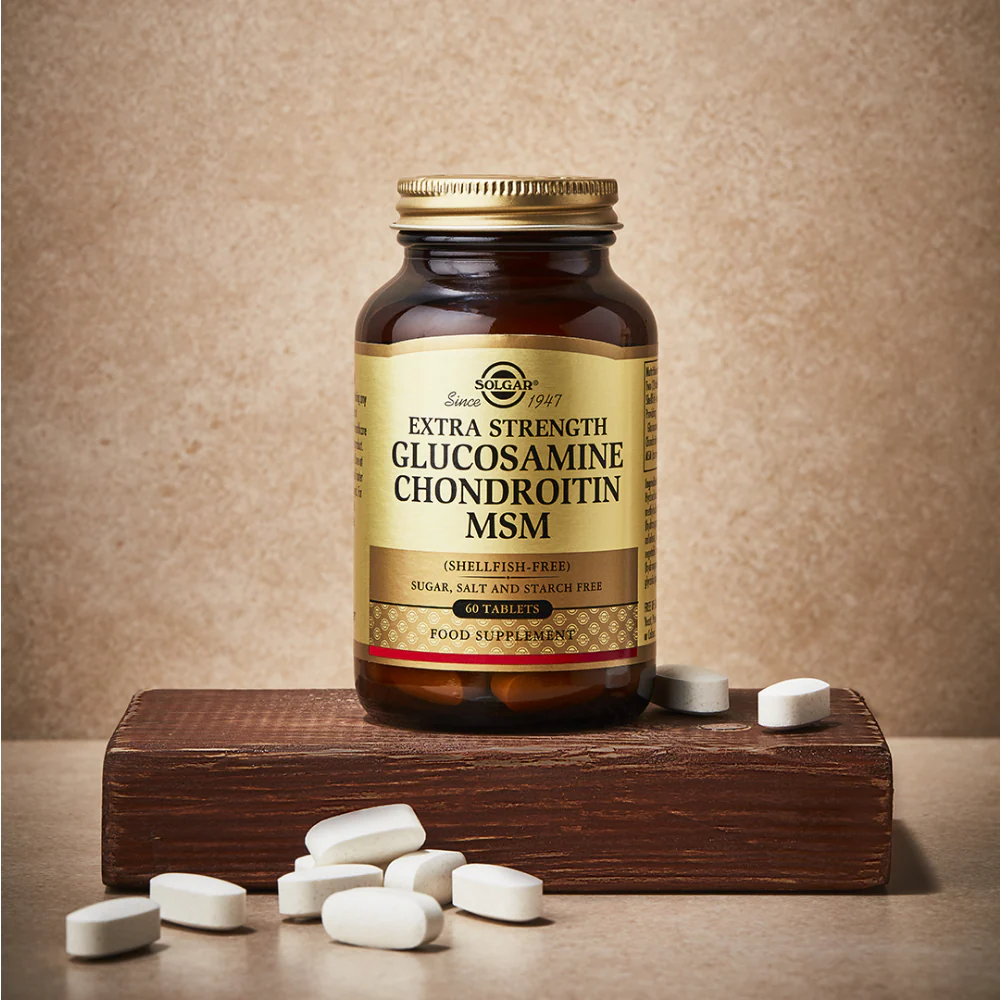 Solgar Extra Strength Glucosamine Chondroitin MSM 60 Tablets - Image 5