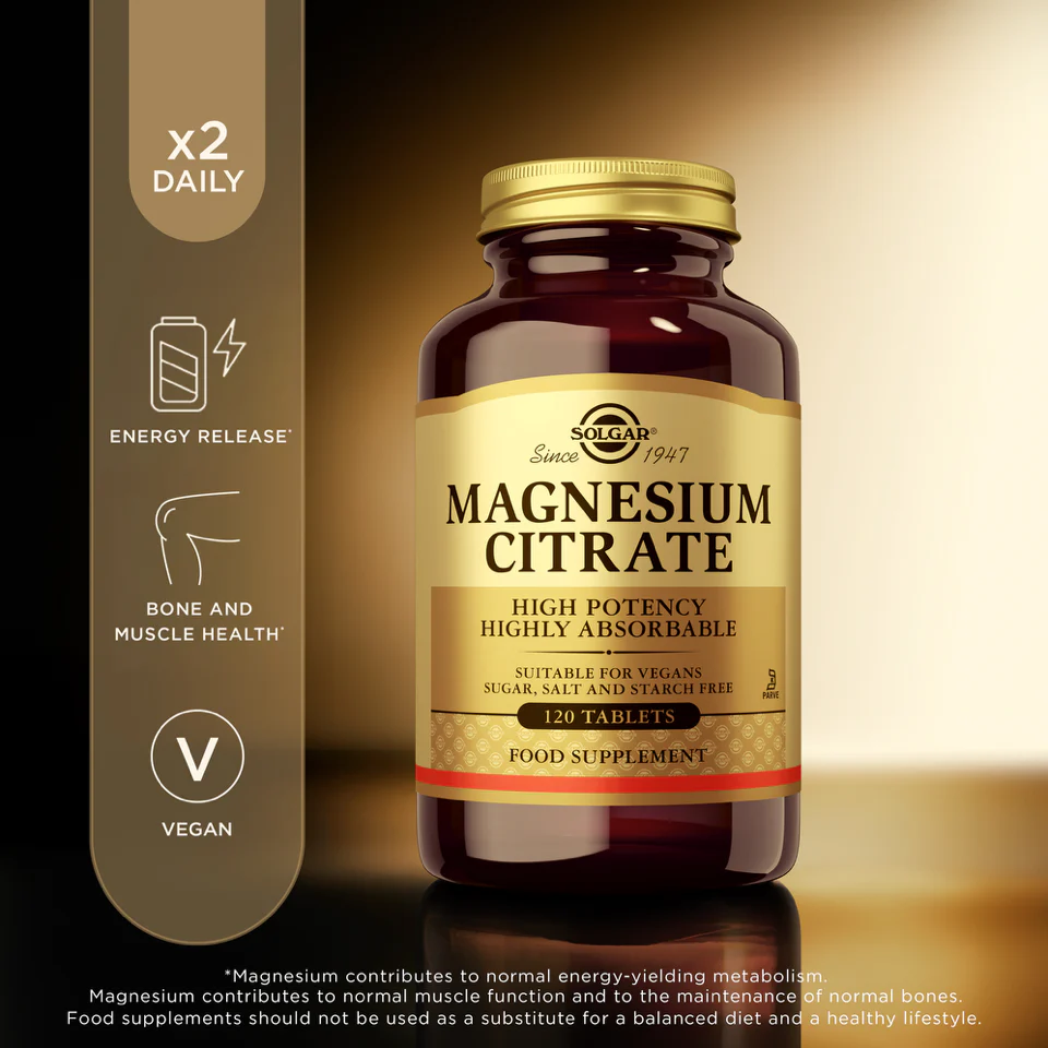 Solgar Magnesium Citrate 120 Tablets - Image 7