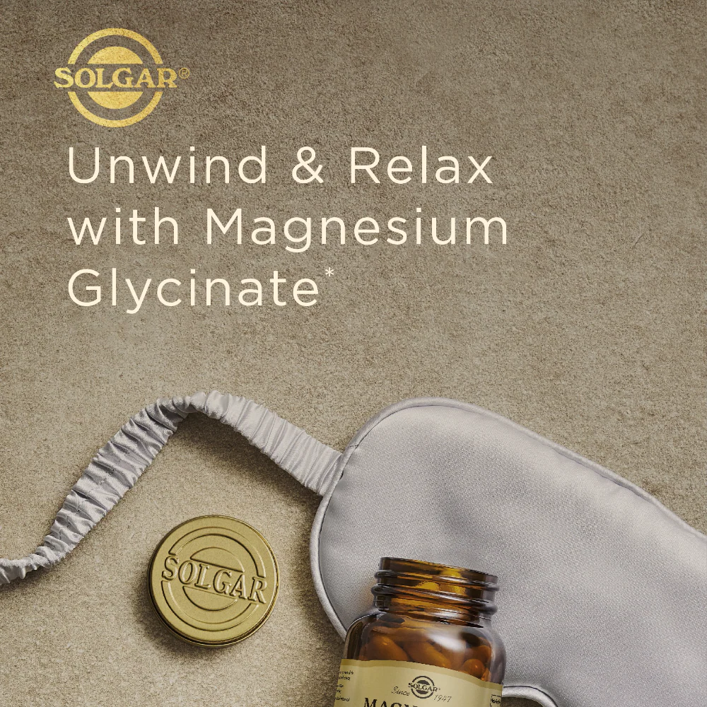 Solgar Magnesium Glycinate 60 Capsules - Image 5