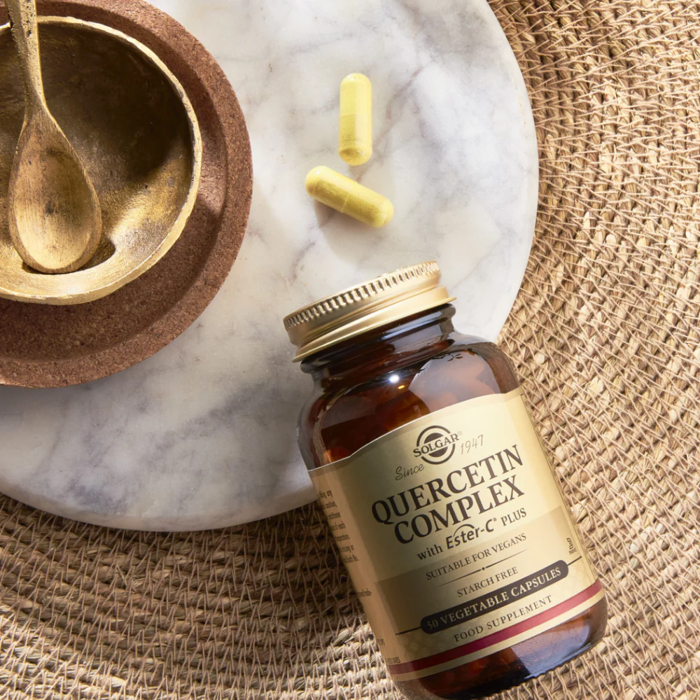 Solgar Quercetin Complex With Ester-C Plus 100 Vegetable Capsules - Image 5