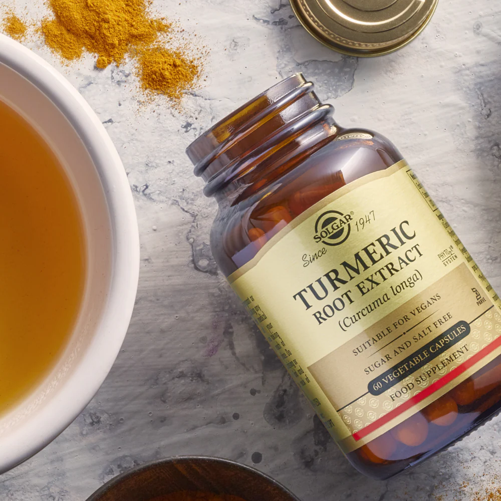 Solgar Standardized Turmeric Root Extract 60 Vegetable Capsules - Image 2