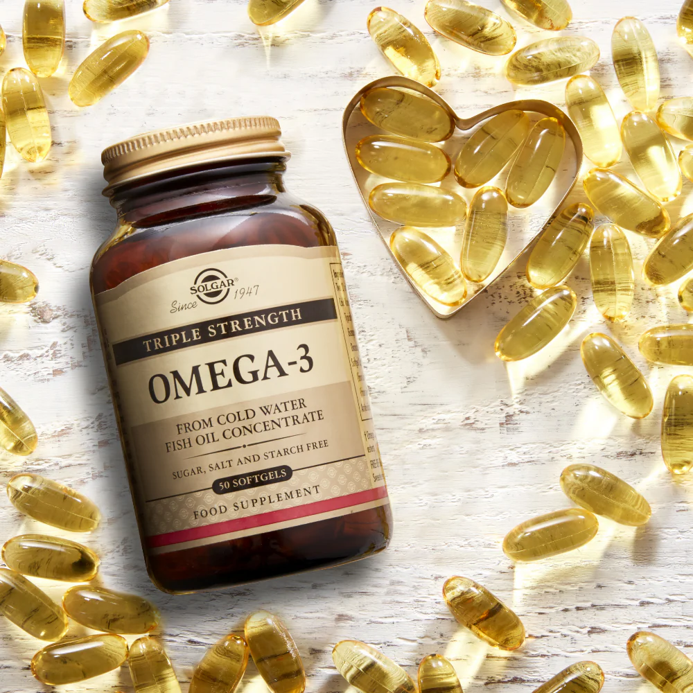 Solgar Triple Strength Omega 3 950mg EPA & DHA 50 Softgels - Image 3