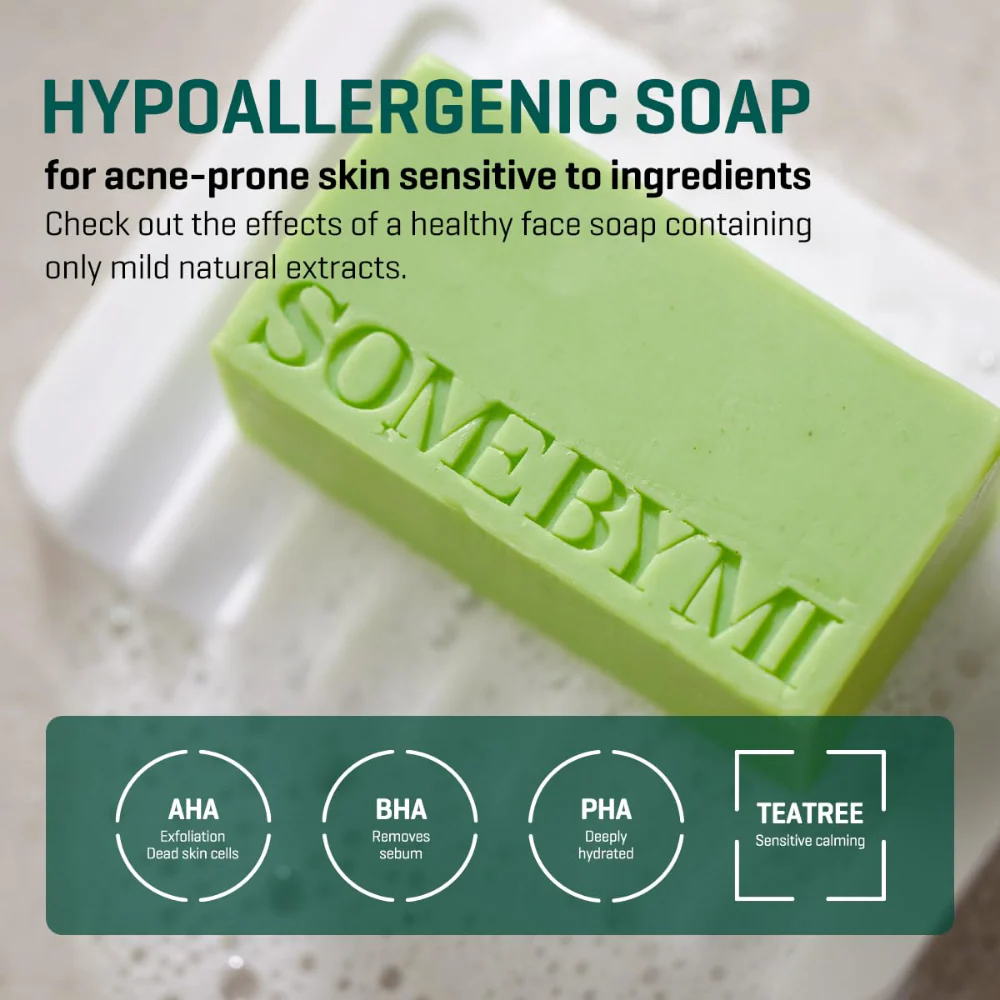 Some By Mi 30 Days AHA, BHA, PHA Miracle Cleansing Bar 106g - Image 3