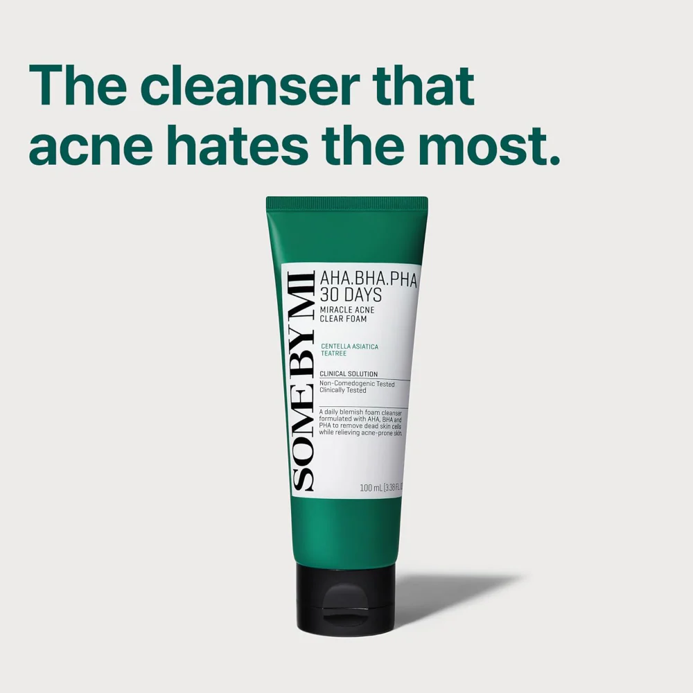Some By Mi 30 Days AHA, BHA, PHA Miracle Cleansing Foam 100ml - Image 3