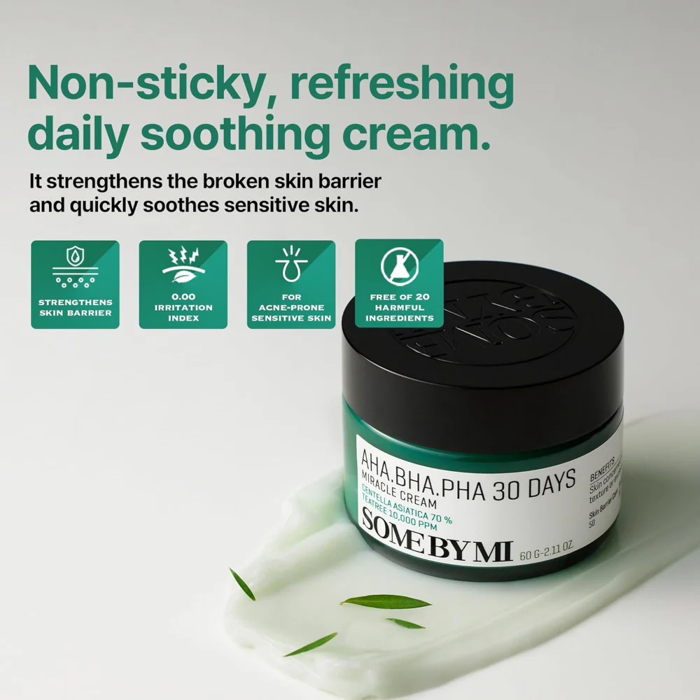 Some By Mi 30 Days AHA, BHA, PHA Miracle Cream 60ml - Image 3
