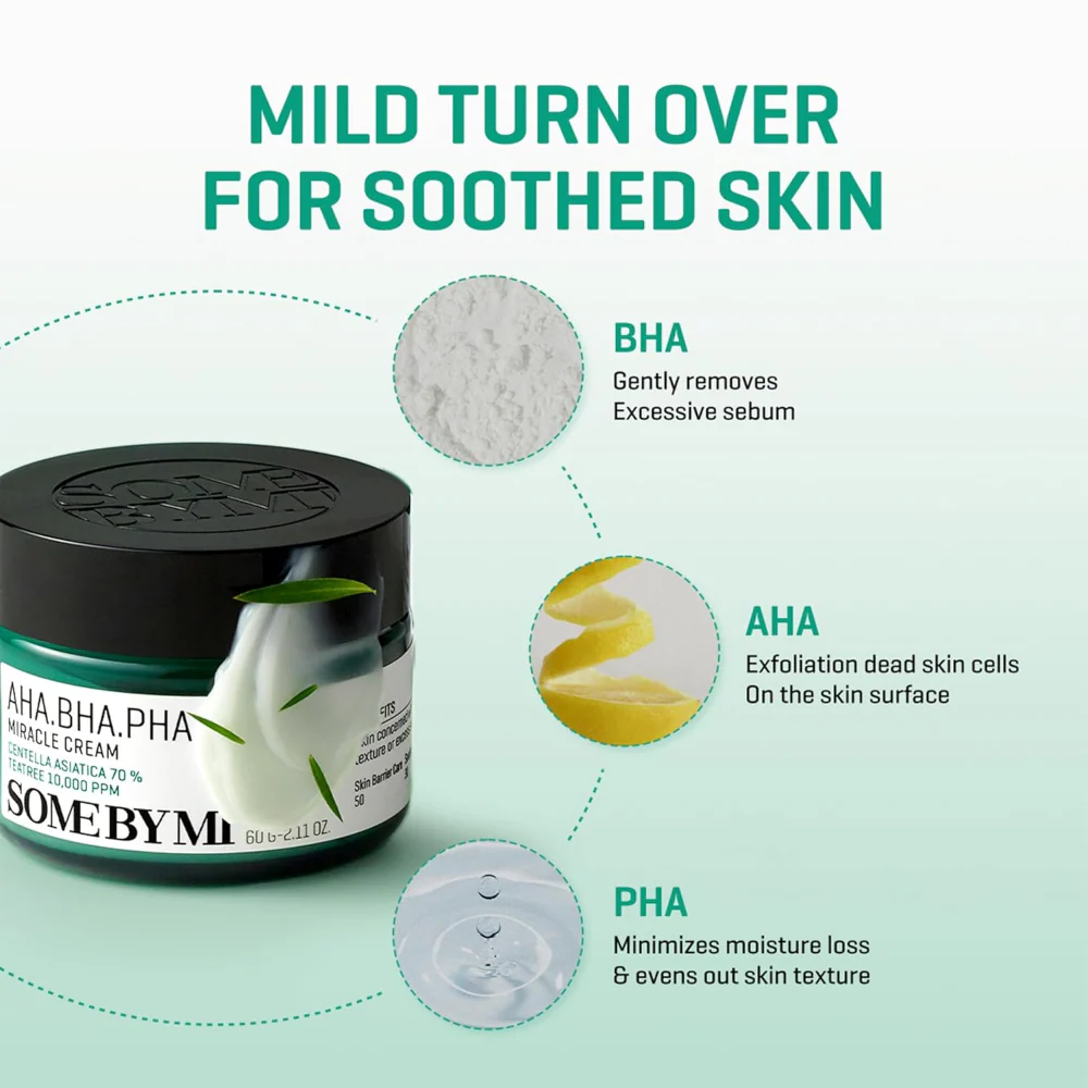 Some By Mi 30 Days AHA, BHA, PHA Miracle Cream 60ml - Image 5