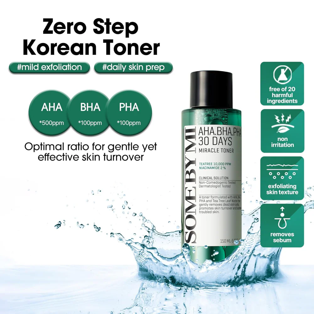 Some By Mi 30 Days AHA, BHA, PHA Miracle Toner 150ml - Image 3