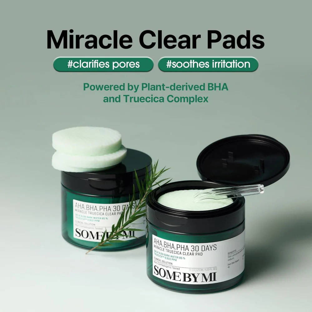 Some By Mi 30 Days AHA BHA PHA Truecica Clear Pads x70 - Image 3